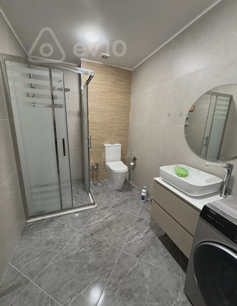 For rent: 2-room apartment (new building), 65 m² — Mənzil, Bakı (11)