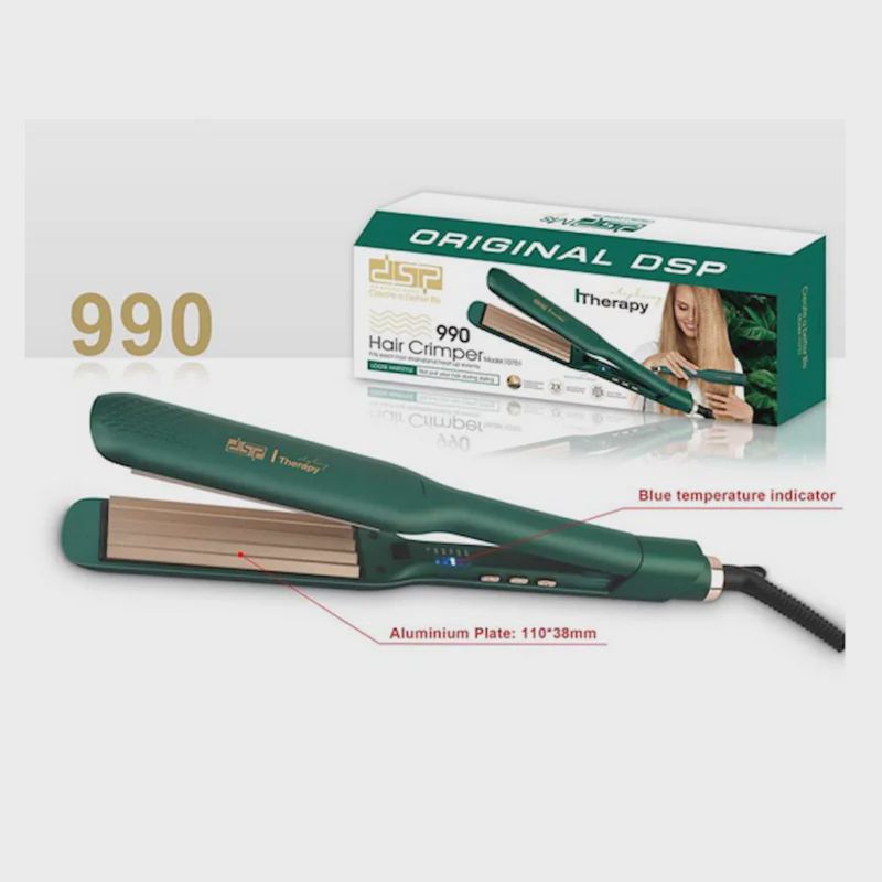 Saç üçün düzləşdirici DSP 10751 Green — Saç burmağa və düzəltməyə, Bakı (4)