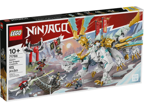 Lego Nınjago Zane's Ice Dragon Creature (71786) konstruktor — Системные блоки