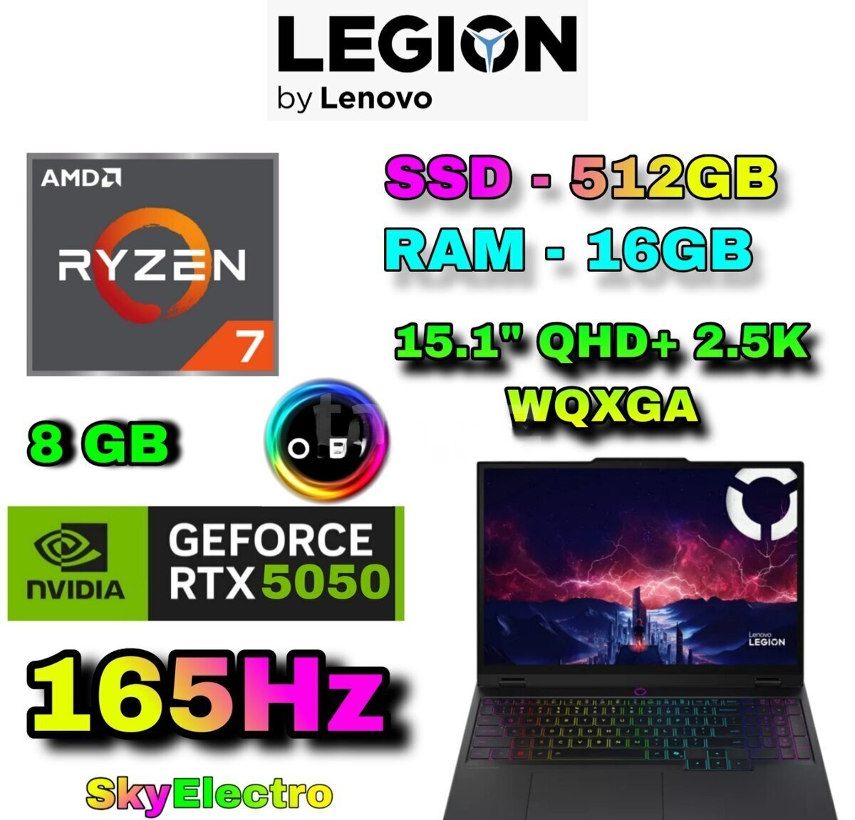 Notbuk Lenovo Legion 5 — 2 399 ₼ · Баку, Nərimanov · Noutbuklar Notbuk Lenovo Legion 5 — Баку