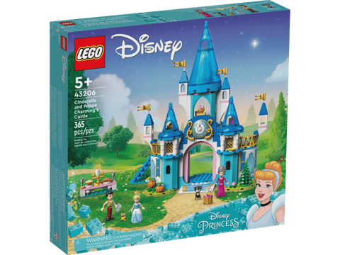 Lego Disney Cinderella and Prince Charming's Castle (43206) konstruktor — Системные блоки