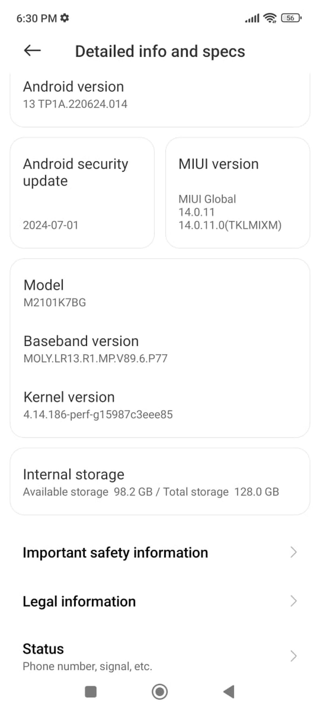 Redmi 128 GB, rəng - Ağ, Barmaq izi — Xiaomi, Bakı (3)