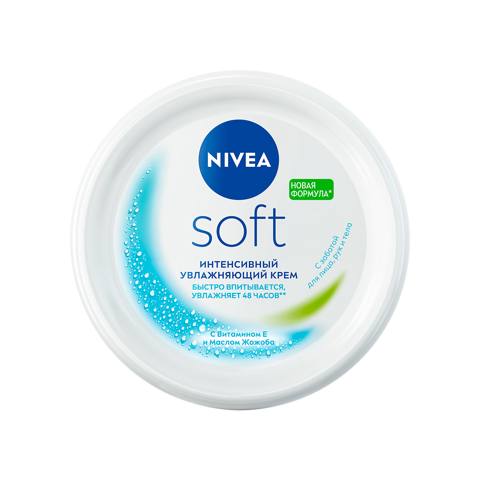 Krem Nivea Soft İntensiv nəmləndirici 100 ml — Tovarlar