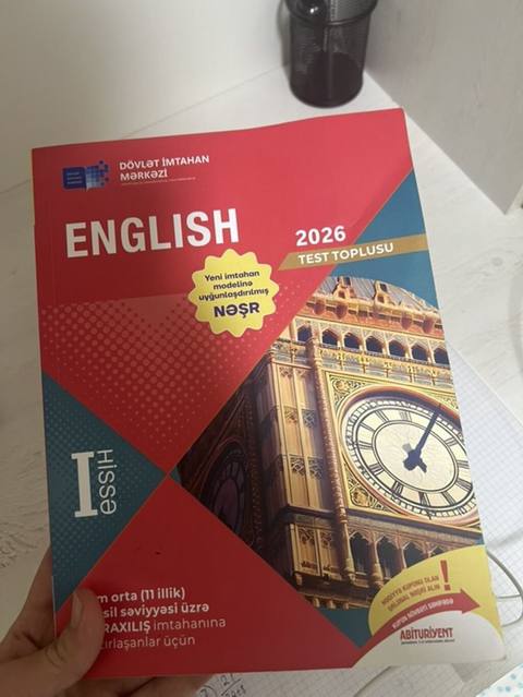 Məhsul: “English – 2026 Test Toplusu”, I hissə — 5 ₼ · Bakı · Kitablar Məhsul: “English – 2026 Test Toplusu”, I hissə — Bakı