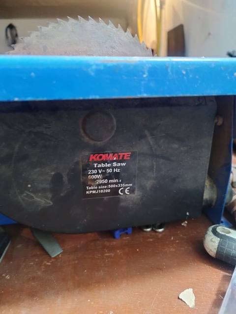 Komate stolüstü dairəvi mişar - Model: KPMJ10200 (etiketdə — Баку