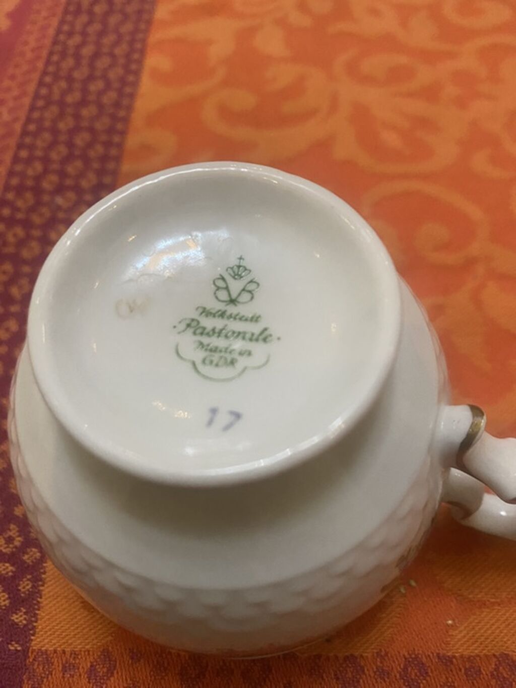 Çay dəsti, Farfor, Almaniya — Süfrə qabı, Bakı (2)