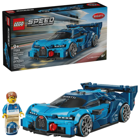 Lego Speed Champions Bugatti Vision GT Hyper Sports Car (77253) konstruktor — Системные блоки