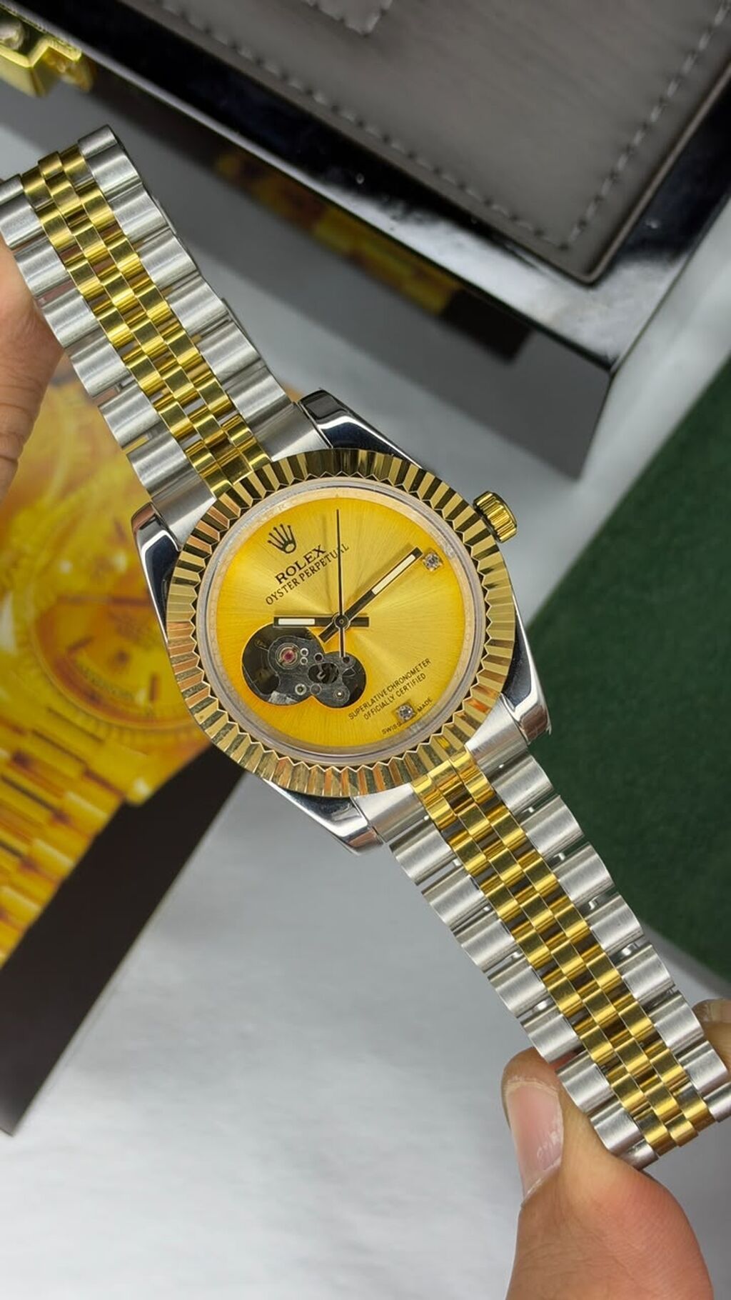 Yeni, Qol saatı, Rolex, rəng - Gümüşü — Qol saatları, Bakı (3)