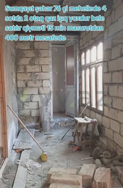 2 otaqlı Yarım tikili Satılır, 76-cı məhəllə, Sumqayıt — 12 000 ₼ · Sumgayit · Ev, villa 2 otaqlı Yarım tikili Satılır, 76-cı məhəllə, Sumqayıt — Sumgayit
