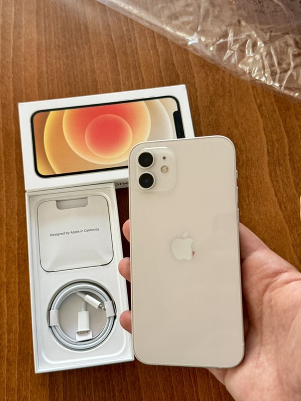 IPhone 12, 64 GB, Ağ, Face ID — Apple iPhone, Bakı (2)