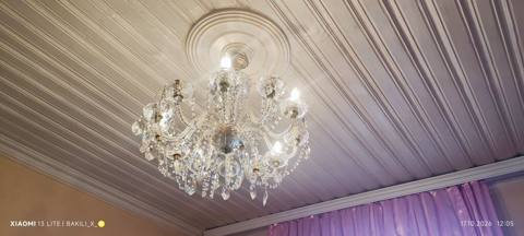 Çılçıraq, 10 və daha çox lampa, Xrustal — Digah