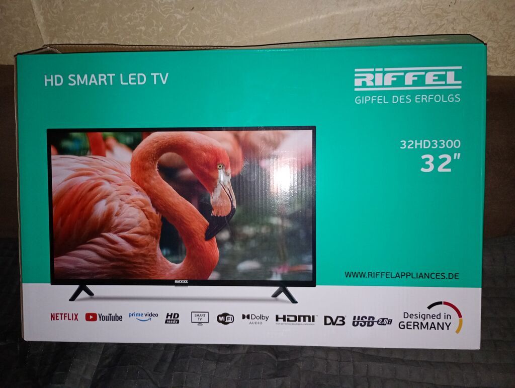 Riffel 32” HD Smart LED TV – model 32HD3300 Xüsusiyyətlər: - Ekran — Televizorlar, Sumqayıt (2)