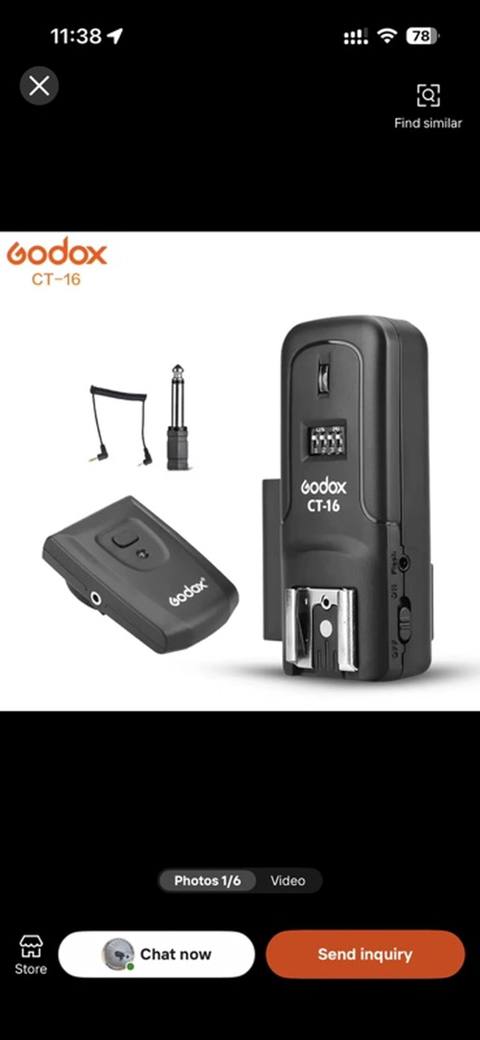 Godox CT-16 – Studiyalar və fotoqraflar üçün simsiz flaş tətikleyici — Световое оборудование и аксессуары