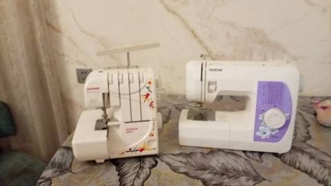 Məhsul: tikiş və overlok dəsti - Tikiş maşını: Brother elektrikli — Гобу