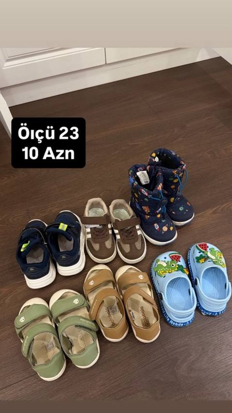 Uşaq ayaqqabıları dəsti – ölçü 23. Hamsı bir yerdə 10 AZN - İdman — Everything for Kids