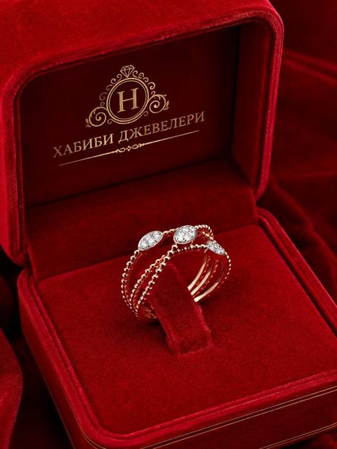 Qadınlar üçün qızıl üzük Habibi Jewellery HJ160 — Товары