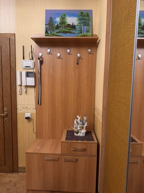 Qonaq otağı/dəhliz üçün taxta giriş dolabı və asılqan - Material — Hallway furniture