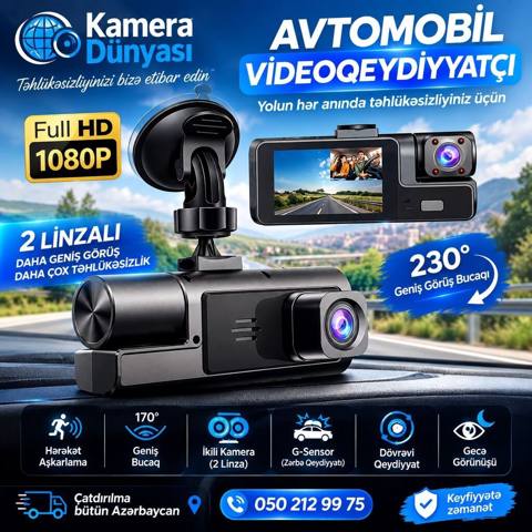Avtomobil Videoqeydiyyatçı – Model TB22 Xüsusiyyətlər: - Full HD — 29 ₼ · Sumqayıt · Video qeydediciləri Avtomobil Videoqeydiyyatçı – Model TB22 Xüsusiyyətlər: - Full HD — Sumqayıt