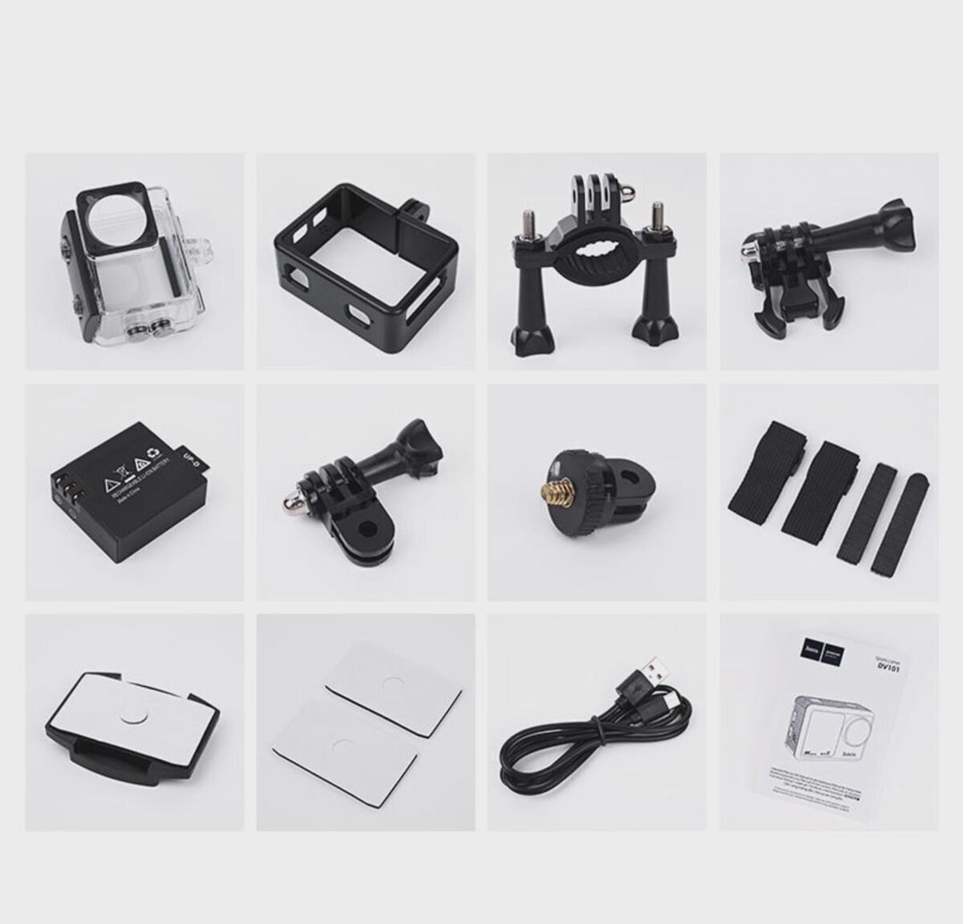 Action kamera Hoco DV101 4K — Foto və video texnikası (5)