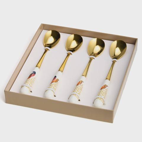 Çay qaşığı dəsti Lefard Golden Birds, 4 ədəd (419-147) — Баку