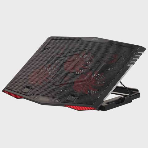 Notbuk üçün altlıq 2E Gaming Cooling Pad CPG-005 /2xUSB-A, LCD/phone holder, RGB, Black — Товарлар