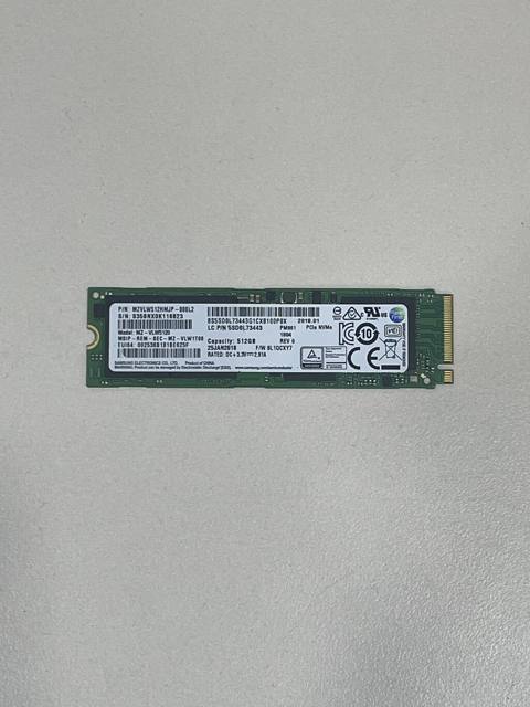 Daxili SSD disk Samsung, 512 GB, M.2, İşlənmiş — Баку