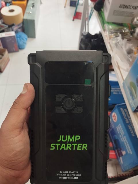 Avtomobil üçün 12V Jump Starter + Hava Kompressoru Xüsusiyyətlər — Power tools