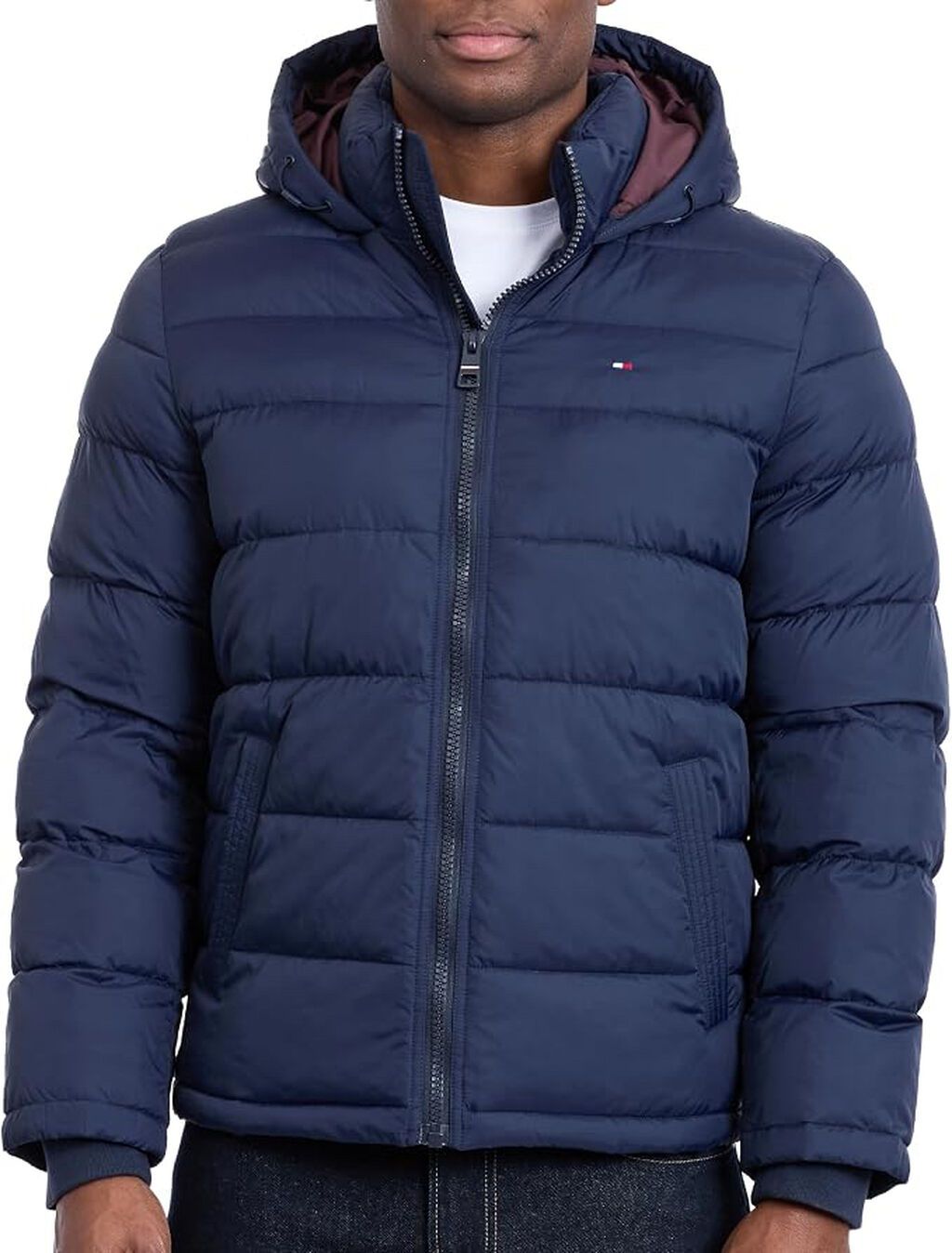 Tommy Hilfiger Men's Down Alternative Hooded Puffer Jacket (Yeni) — Kurtkalar, Bakı (2)
