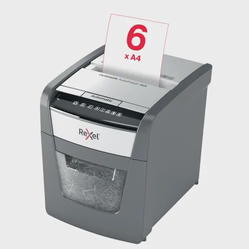 Rexel Optimum AutoFeed+ 50X Automatic Cross Cut Paper Shredder P4 — Ofis malları, Bakı (4)