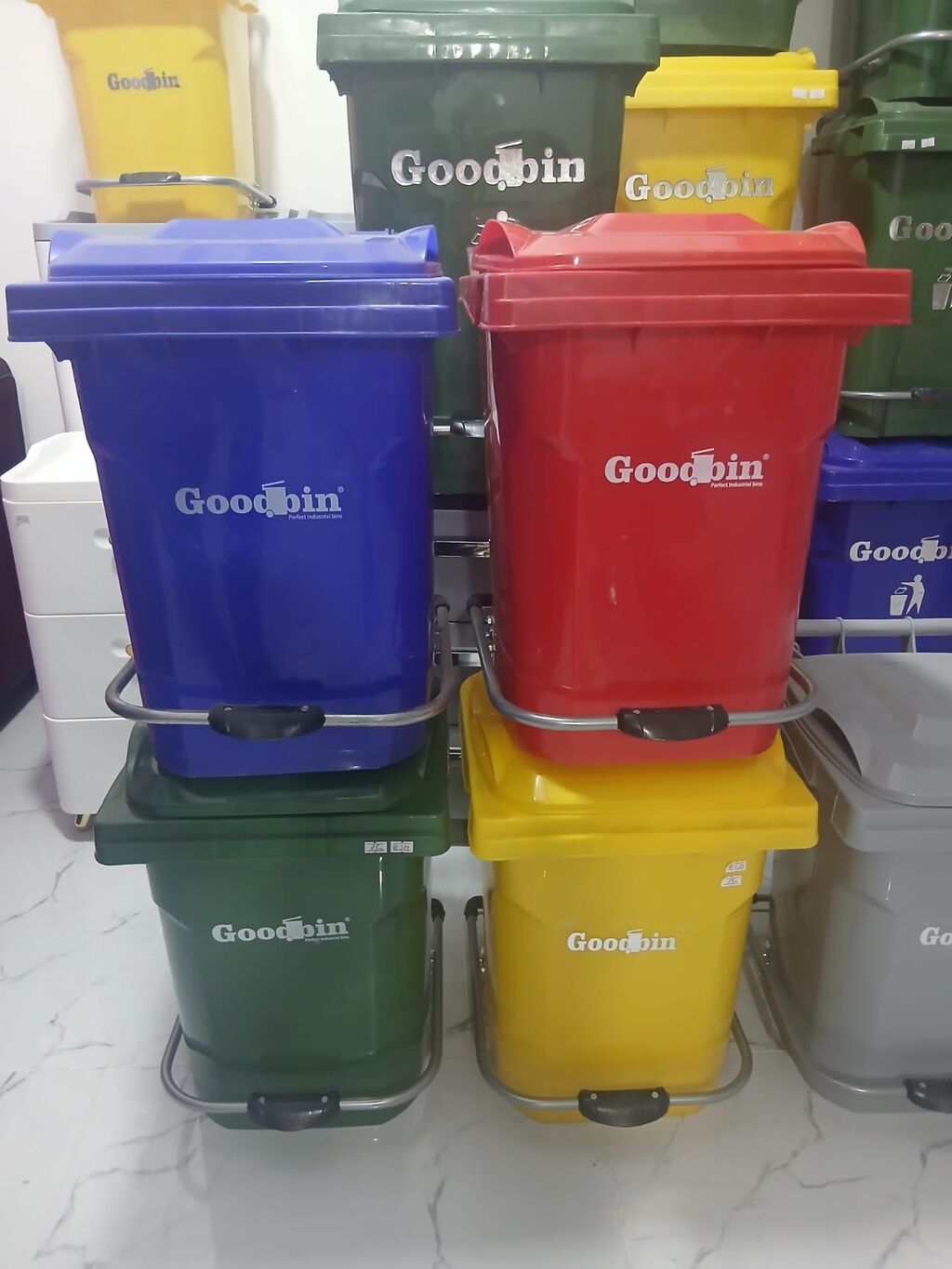 Goodbin tullantı qutuları - Həcm variantları: 20L, 40L, 50L, 60L — Tullantı konteynerləri, Bakı (3)