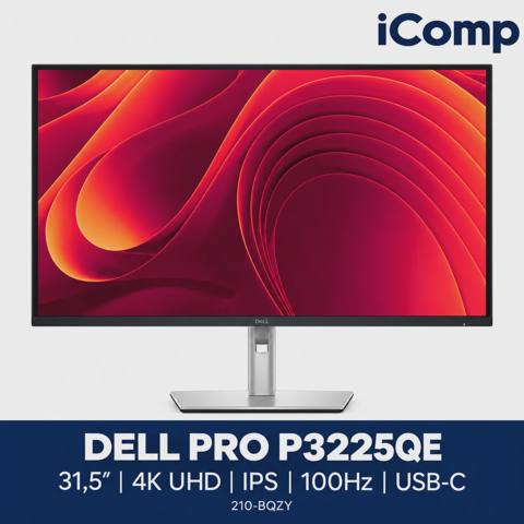 Dell Pro P3225QE 31.5-inch 4K UHD IPS 100Hz Usb-c Hub Monitor (210-BQZY) — Bakı