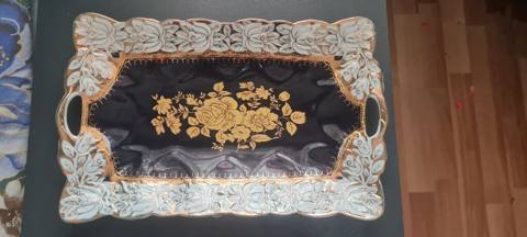 Dekorativ porselen süfrə/tray - Material: yüksək keyfiyyətli porselen — ჭურჭელი და სამზარეულოს ნივთები