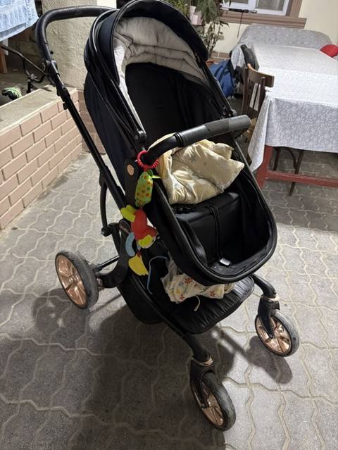 Uşaq arabası – çoxfunksiyalı, rahat və praktik model. - Rəng: qara — ნივთები ახალშობილებისთვის