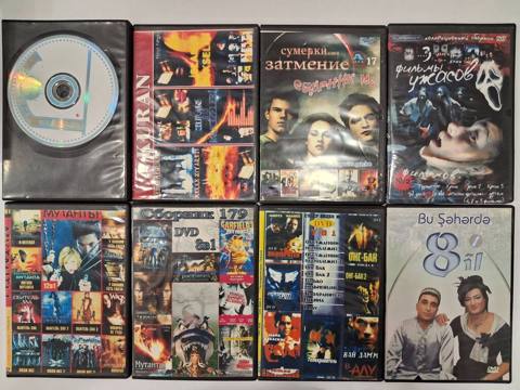 Janr qarışığı DVD disk kolleksiyası — Baku