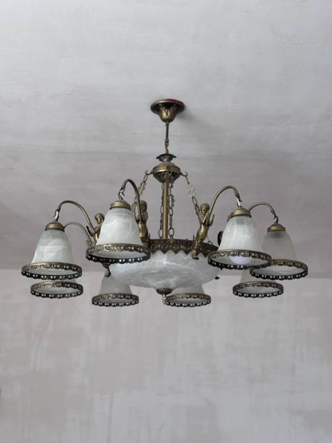 Çılçıraq, 7 lampa, Metal — Digah