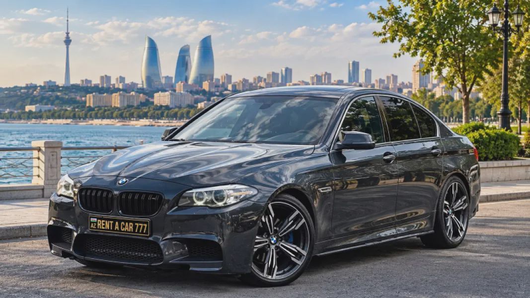 BMW 5 Series, 2015 — Minik avtomobili icarəsi, Bakı (4)