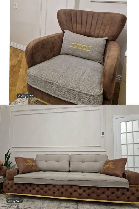 İşlənmiş, Divan, 2 kreslo — Aişə Xanım — Жұмсақ жиһаз жинақтары