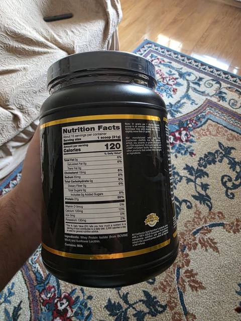 Məhsul: Gold Sport Nutrition – Whey Protein Isolate (Unflavored) — Baku