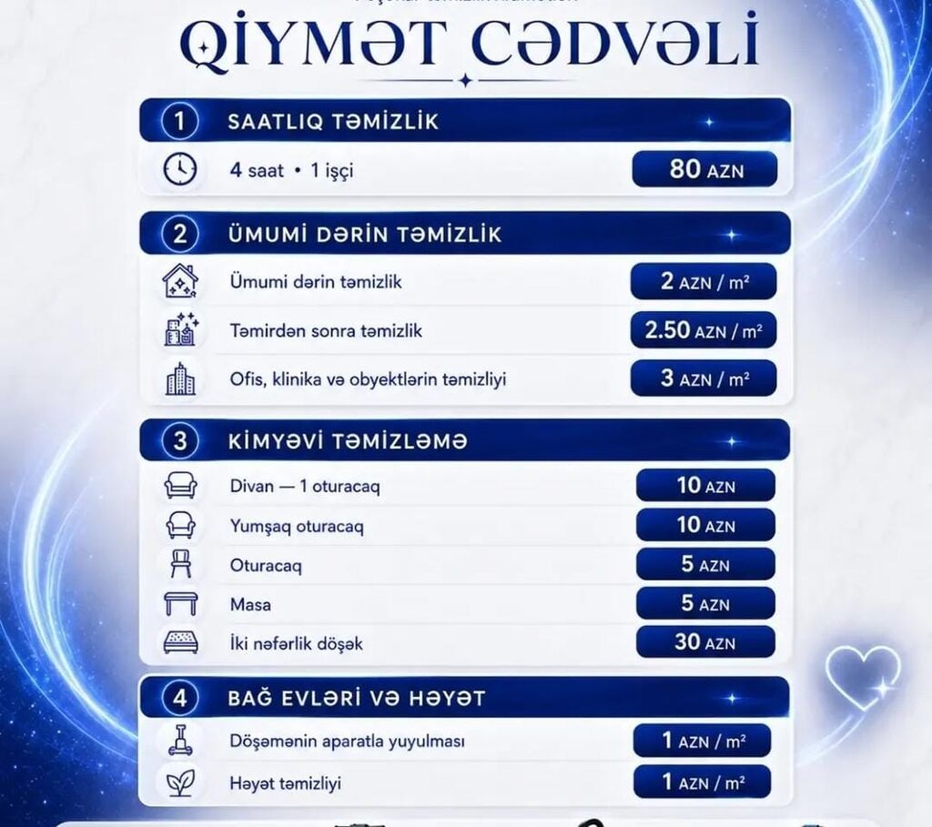Təmizlik Ofislər Ümumi təmizlik — Təmizlik, Bakı
