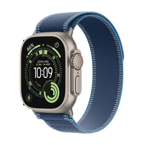 Apple Watch Ultra 3, 49mm, Trail kəmər -inchBlue/Bright Blue-inch, M/L, Natural — 1 879 ₼ · Bakı · Ağıllı saatlar Apple Watch Ultra 3, 49mm, Trail kəmər -inchBlue/Bright Blue-inch, M/L, Natural — Bakı