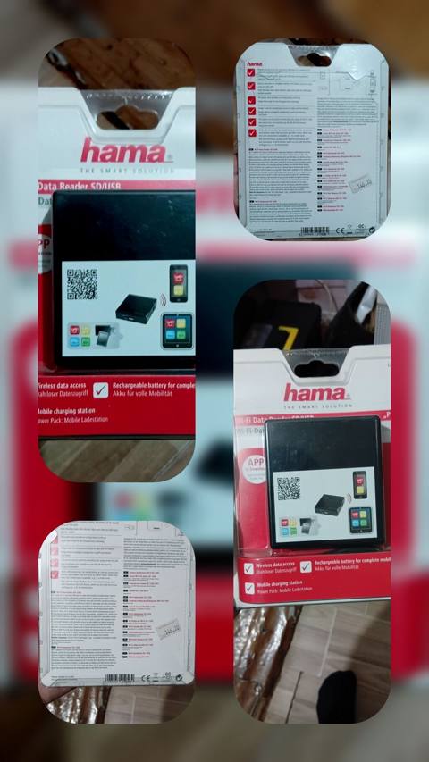 Hama Wi‑Fi Data Reader Sd/usb – mobil yaddaş oxuyucu və Wi‑Fi körpü — Baku