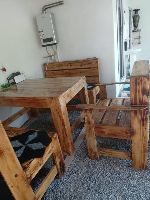 Rustik ağacdan əl işi yemək dəsti – 320 AZN Tamamilə əl əməyi ilə — 320 ₼ · Mingəçevir · Mobilya dəstləri Rustik ağacdan əl işi yemək dəsti – 320 AZN Tamamilə əl əməyi ilə — Mingəçevir