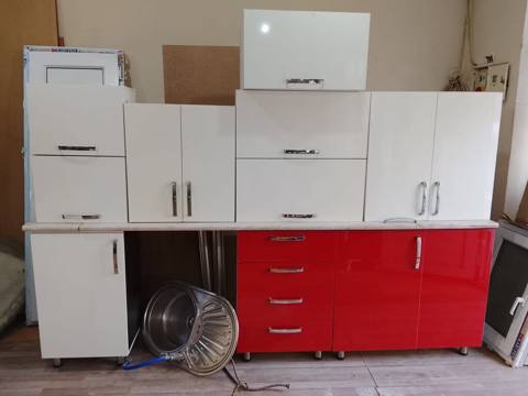 Edile Mətbəx mebeli – endirimli - Ölçü: soyuducu üstü ilə birlikdə — Asya — Mebel