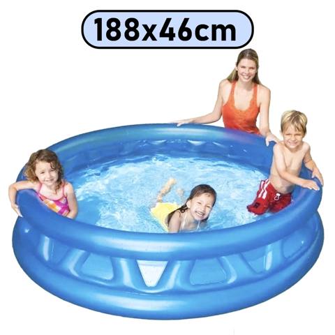 Şişmə hovuz Intex, 188x46 sm, dairəvi, həcm 667 l, mavi — 45 ₼ · Баку · Hovuzlar Şişmə hovuz Intex, 188x46 sm, dairəvi, həcm 667 l, mavi — Баку
