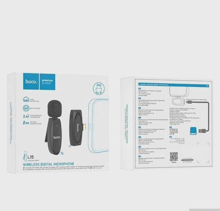 Yaxa mikrofonu Hoco L15 Type-C (Android) — Bakı