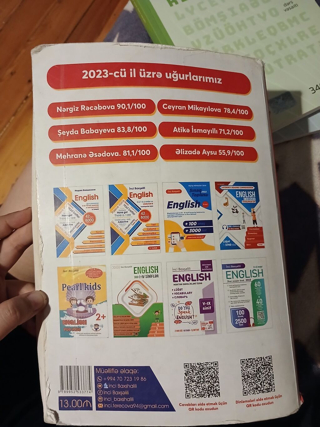 İngilis dili 8-ci sinif, 2023 il — Kitablar, Bakı (2)