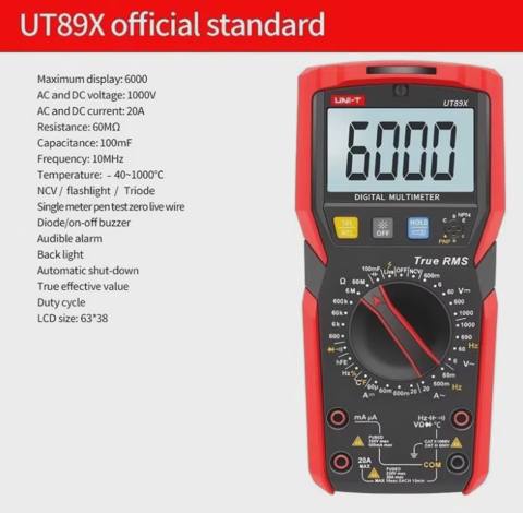 Multimetr Unı-t UT89X rəqəmsal — Баку