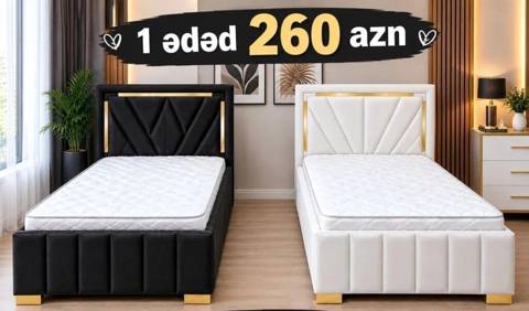 Tək nəfərlik soft yataq çərçivəsi və döşək dəsti - Dizayn: Yumşaq — 260 ₼ · Bakı · Yataqlar Tək nəfərlik soft yataq çərçivəsi və döşək dəsti - Dizayn: Yumşaq — Bakı