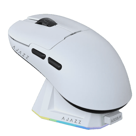 Ajazz AJ159P White Simsiz Gaming Siçan — Baku