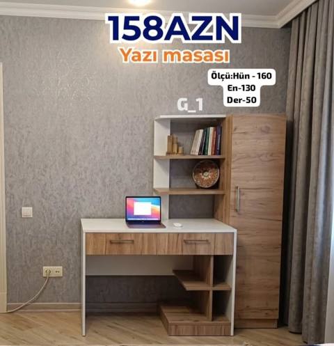 Düz masa, Stulsuz, Polkalı, Siyirməli, DSP — ucuz.mebel — Эмерек